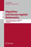 Algorithms and Discrete Applied Mathematics Theoretical Computer Science and General Issues