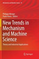 New Trends in Mechanism and Machine Science