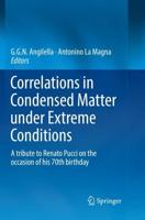 Correlations in Condensed Matter under Extreme Conditions : A tribute to Renato Pucci on the occasion of his 70th birthday