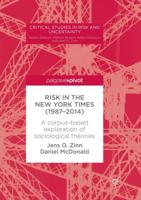 Risk in The New York Times (1987-2014) : A corpus-based exploration of sociological theories