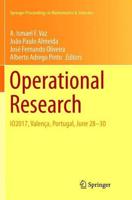 Operational Research : IO2017, Valença, Portugal, June 28-30
