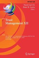 Trust Management XII
