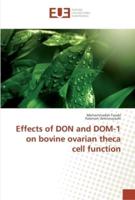 Effects of DON and DOM-1 on bovine ovarian theca cell function