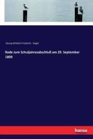 Rede zum Schuljahresabschluß am 29. September 1809