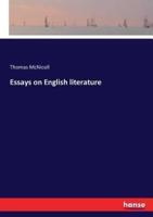 Essays on English literature