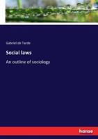 Social laws:An outline of sociology