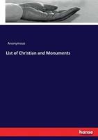List of Christian and Monuments