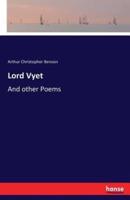 Lord Vyet:And other Poems