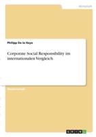 Corporate Social Responsibility Im Internationalen Vergleich