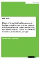 Effects of Integrated Land Management, Landscape Position and Land-Use Types on Soil Physicochemical Properties, Discharge, Species Richness and Carbon Stock in Geda Watershed, North Shewa, Ethiopia