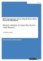 Mimetic Criticism of Louisa May Alcott's Little Women