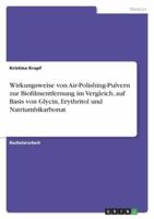 Wirkungsweise Von Air-Polishing-Pulvern Zur Biofilmentfernung Im Vergleich, Auf Basis Von Glycin, Erythritol Und Natriumbikarbonat