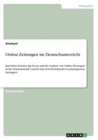 Online-Zeitungen Im Deutschunterricht
