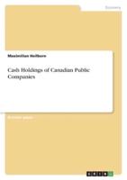 Cash Holdings of Canadian Public Companies