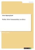 Public Debt Sustainability in Africa