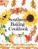 Southern Baking Cookbook: Blank Recipe Journal To Write In Seasonal Fall Recipes From The South - Cute Fall Cover With Sunflowers, Leaves, Pumpkins - Beautiful Autumn Notebook For Your Favorite Pumpkin & Spice Dishes
