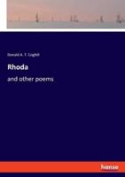 Rhoda:and other poems