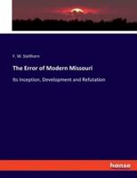 The Error of Modern Missouri