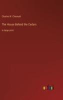 The House Behind the Cedars:in large print