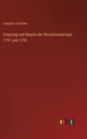 Ursprung Und Beginn Der Revolutionskriege 1791 Und 1792