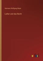 Luther Und Das Recht