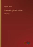 Auserlesene Lyrische Gedichte