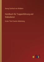 Handbuch Für Truppenführung Und Stabsdienst