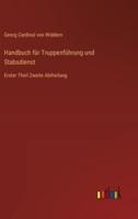 Handbuch Für Truppenführung Und Stabsdienst