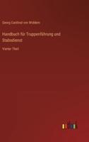 Handbuch Für Truppenführung Und Stabsdienst