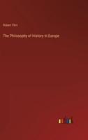 The Philosophy of History in Europe