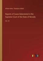 Reports of Cases Determined in the Supreme Court of the State of Nevada