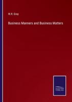 Business Manners and Business Matters