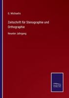 Zeitschrift für Stenographie und Orthographie:Neunter Jahrgang