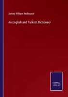 An English and Turkish Dictionary