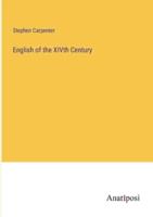 English of the XIVth Century