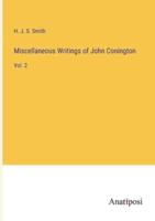 Miscellaneous Writings of John Conington