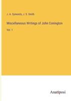 Miscellaneous Writings of John Conington