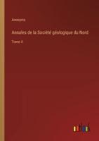 Annales De La Société Géologique Du Nord