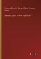 Manzoni, Verdi, E l'Albo Rossiniano