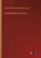 Complete Manual of Parsing