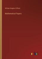 Mathematical Papers