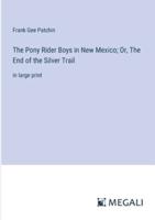 The Pony Rider Boys in New Mexico; Or, The End of the Silver Trail