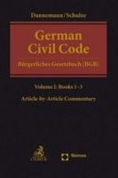 German Civil Code. Burgerliches Gesetzbuch (BGB). Volume 1