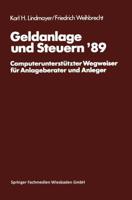 Geldanlage Und Steuern '89