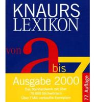 Knaurs Lexikon Von A Bis Z