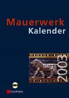 Mauerwerk-Kalender 2003
