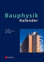 Bauphysik Kalender 2007