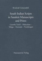 South Indian Scripts in Sanskrit Manuscripts and Prints