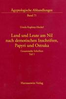 Land Und Leute Am Nil Nach Demotischen Inschriften, Papyri Und Ostraka