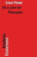 Die 25 Jahre Der Philosophie
